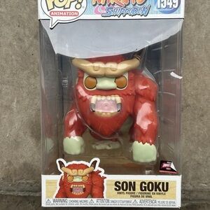 Funko Pop Animation Son Goku Figure - Red and Cream